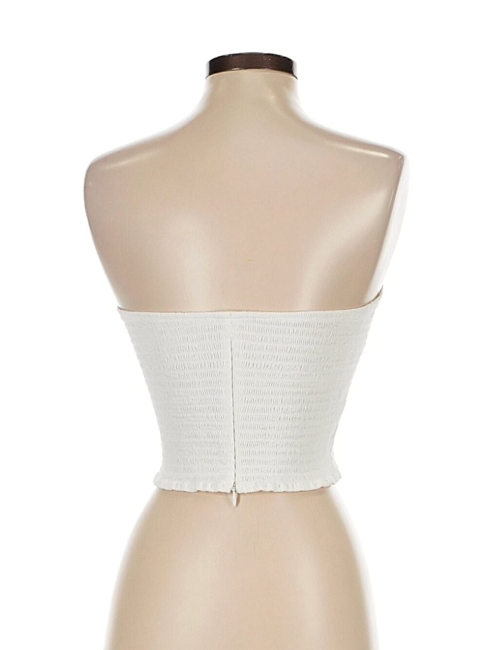 Reformation White Eyelet Tube Top Size 4 - Picture 3 of 5